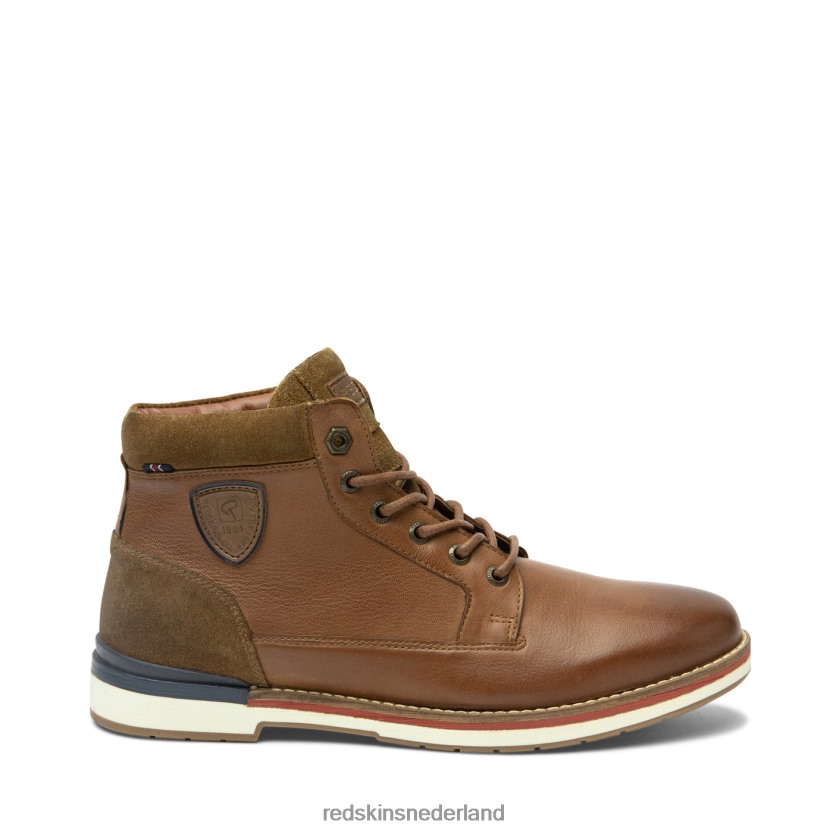 laarzen | Redskins Footwear leren accro-laarzen cognac Heren N84V06206 - Redskins Sneakers