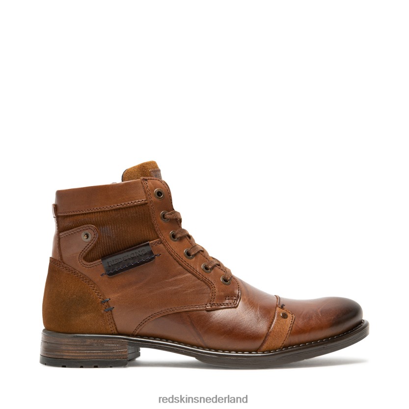 laarzen | Redskins Footwear nitro leren laarzen cognac Heren N84V06236 - Redskins Sneakers